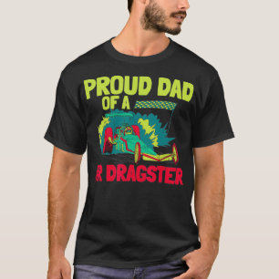 Camiseta Hombres Papi De Dragster Junior Arrastra Carreras