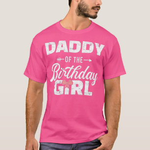 Camiseta Hombres Papi de la hija de cumpleaños chica coinci