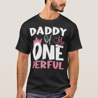 Camiseta Hombres Papi Miss Un Derroso Maravilloso Primer Cu