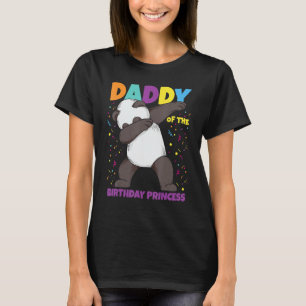 Camiseta Hombres Papi Princesa Nacimiento Hombres Papá Pand