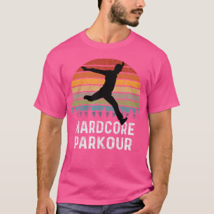 Camiseta Hombres Parkour Retro Hardcore