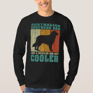 Camiseta Hombres Pastor Australiano Papá Quiere Un Padre Re