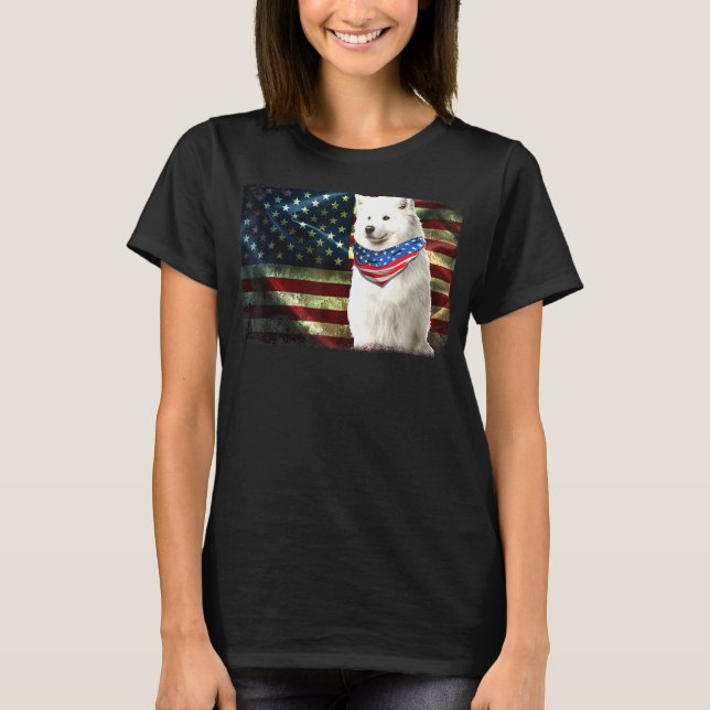 Camiseta Hombres patrióticos con la bandera de Estados Unid (Anverso)