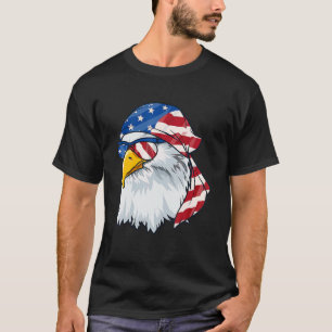 Camiseta Hombres Patrióticos De Águila Calva 4 De Julio Est
