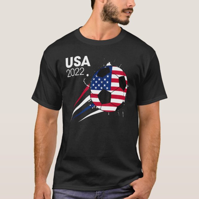 Camiseta Hombres patrióticos de la bandera estadounidense d (Anverso)