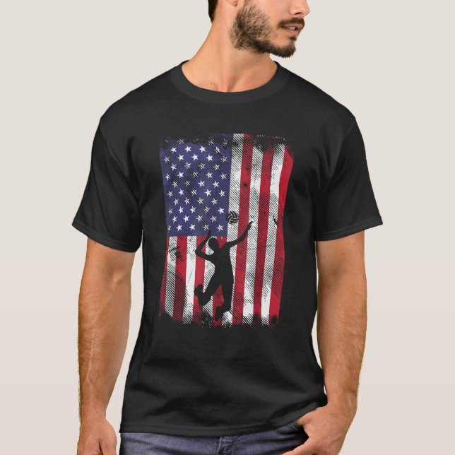 Camiseta Hombres Patrióticos de la Humanidad de los EEUU (Anverso)