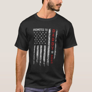 Camiseta Hombres Patrióticos Promocionados A Daddy Est 2023