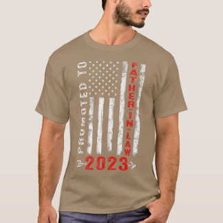 Camiseta Hombres Patrióticos Promocionados A PadreInLaw 202