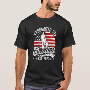 Camiseta Hombres Patrióticos Promocionados A Stepdad Est 20