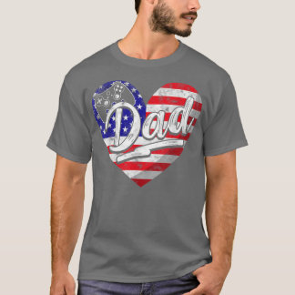 Camiseta Hombres Patriotismo Bandera Estadounidense Juego d