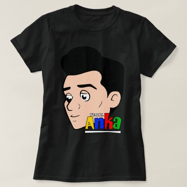 Camiseta Hombres Paul Anka Tributo Ropa Adulto Unisex (Diseño del anverso)