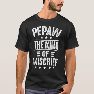 Camiseta Hombres Pepaw Rey De La Idea De La Maldad De Los N