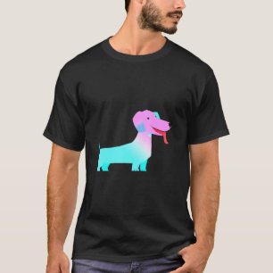 Camiseta Hombres Perro Wiener Dachshund