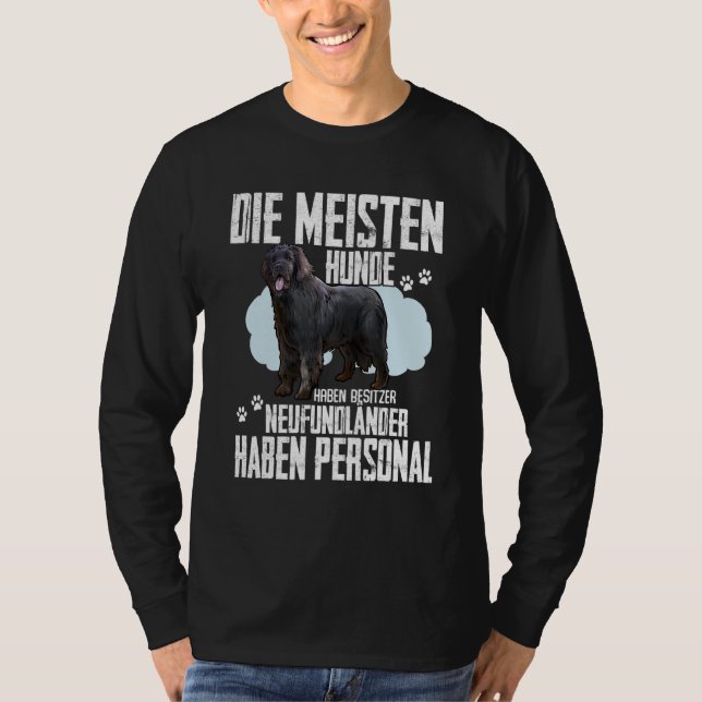 Camiseta Hombres Perros de Terranova (Anverso)