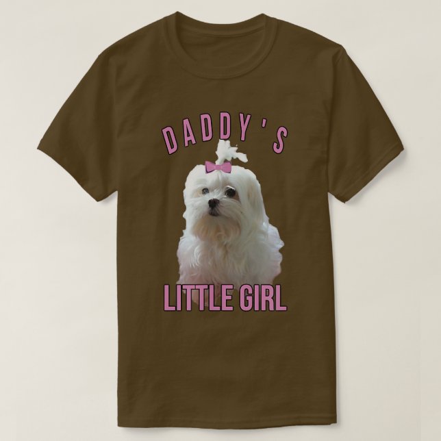 Camiseta Hombres Perros Malteses Padre Dueño Ama Fausto Per (Diseño del anverso)