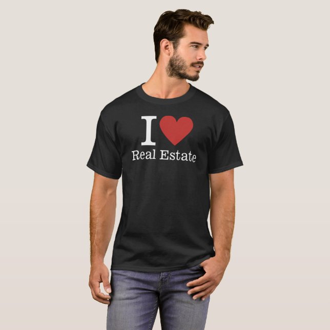 Camiseta ❤️ Hombres PERSONALIZADOS Inmobiliarios (Anverso completo)