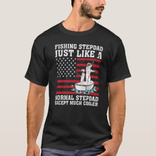Camiseta Hombres Pescando A Stepdad Como Un Fa Normal De St