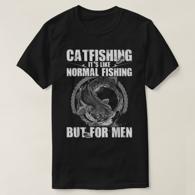 Camiseta Hombres Pescando para Hombres La pesca de altura e (Diseño del anverso)