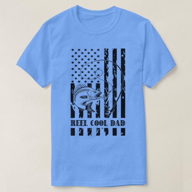 Camiseta Hombres Pescando Un Engranaje Para El Cumpleaños D (Diseño del anverso)