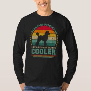 Camiseta Hombres Póodle Estándar A Papá Como Padre Regular