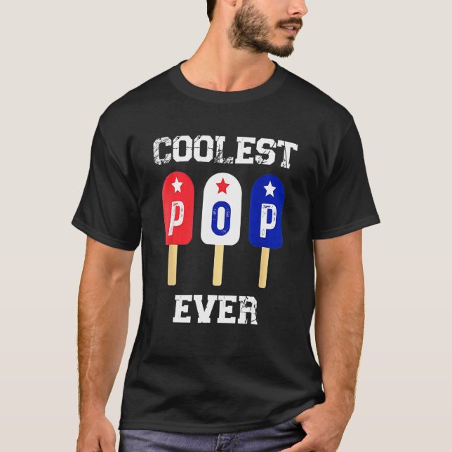 Camiseta Hombres Pop más Coolest Ever Popsics Hombres Mejor (Anverso)