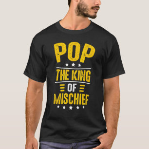 Camiseta Hombres Pop Rey de Maldad para el Día del Padre P