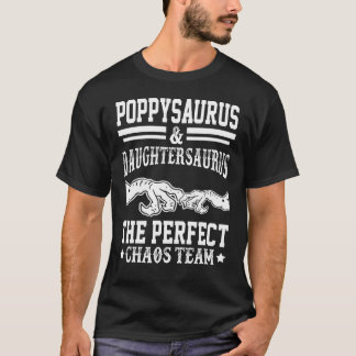 Camiseta Hombres Poppysaurus Y Daughtersaurus Día Po