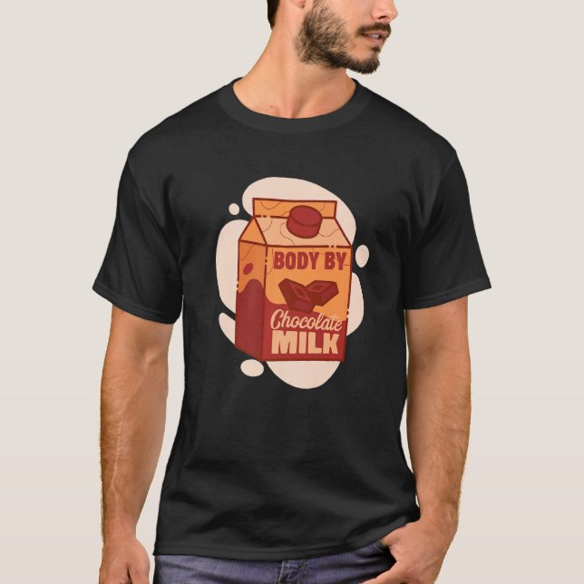 Camiseta Hombres Por Hinchas De Choco De Leche De Chocolate (Anverso)