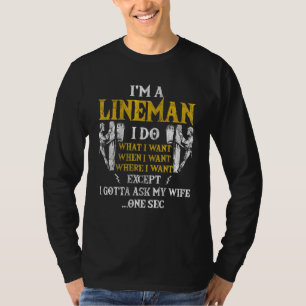 Camiseta Hombres Power Lineman Electric Para Hombres Tengo