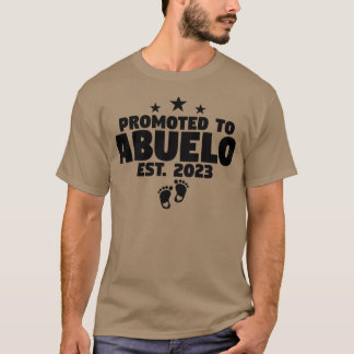 Camiseta Hombres Promocionados A Abuelo 2023