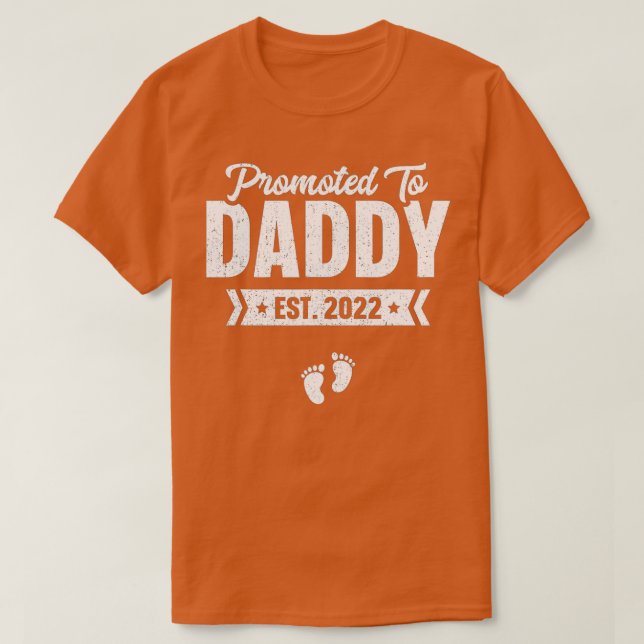 Camiseta Hombres Promocionados A Daddy Est (Diseño del anverso)