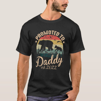 Camiseta Hombres Promocionados A Daddy Est 2022 Retro Vinta