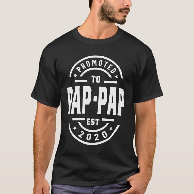 Camiseta Hombres Promocionados A Pap-Pap Est. Regalo del ab (Anverso)