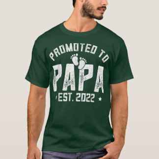 Camiseta Hombres Promocionados A Papa Est 2022 , Embarazo D