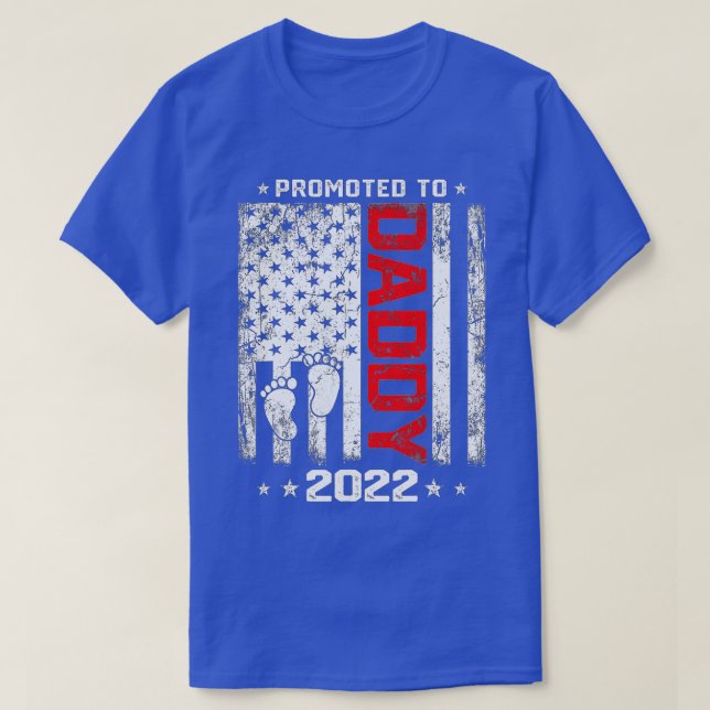 Camiseta Hombres Promocionados A Papi 2022 Día De Los Padre (Diseño del anverso)