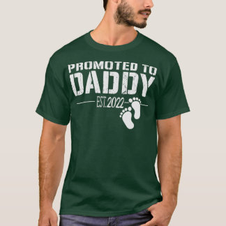 Camiseta Hombres promocionados a Papi 2022 regalo gracioso 
