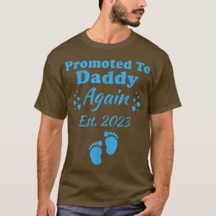 Camiseta Hombres Promocionados A Papi De Nuevo 2023 Embaraz