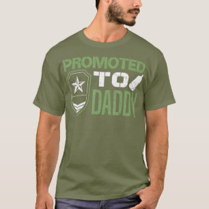 Camiseta Hombres Promocionados A Papi Papá Militar Estadoun