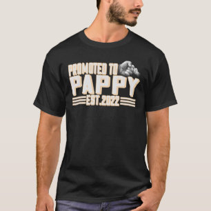Camiseta Hombres Promocionados A Pappy 2022 Nuevo Papá Prim