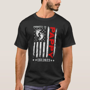 Camiseta Hombres Promocionados A Pappy 2023 Bandera America