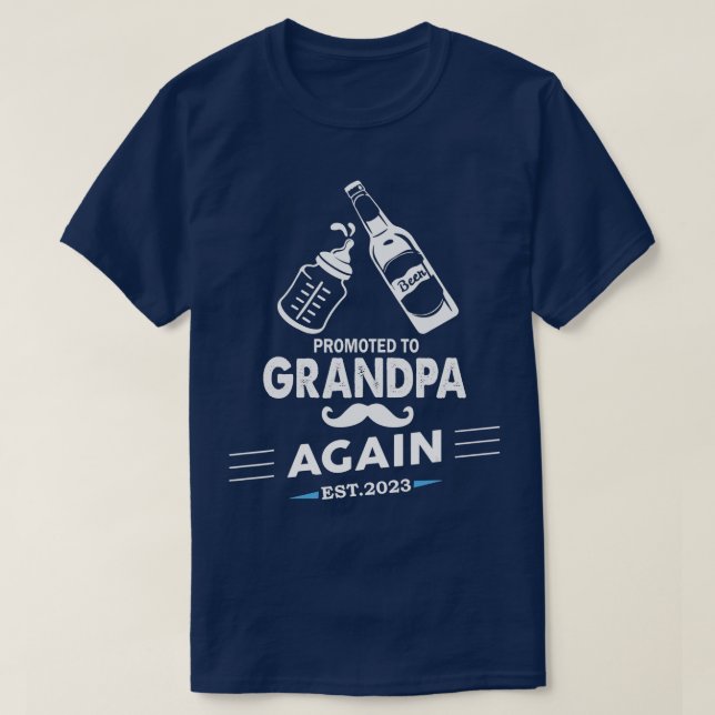 Camiseta Hombres Promocionados Al Abuelo De Nuevo 2023 Emba (Diseño del anverso)