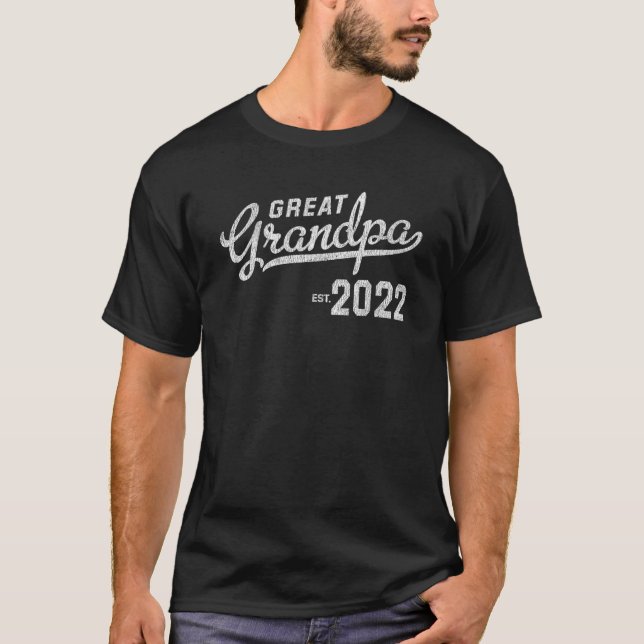 Camiseta Hombres Promocionados Al Gran Abuelo 2022 Gre Por  (Anverso)