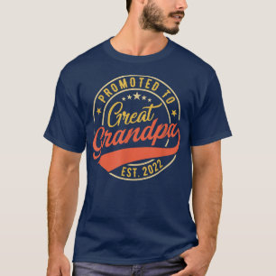 Camiseta Hombres Promocionados Al Gran Abuelo Este 2022