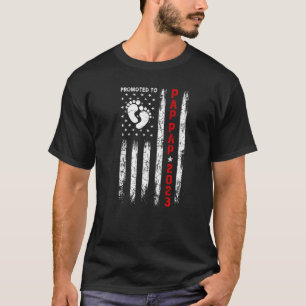 Camiseta Hombres promovidos a Pap Pap 2023 Bandera Estadoun