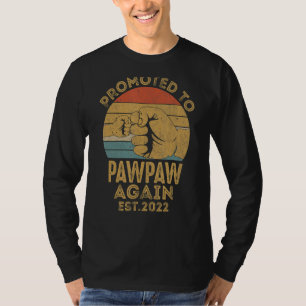 Camiseta Hombres Promovidos A Pawpaw De Nuevo 2022 Retro Vi