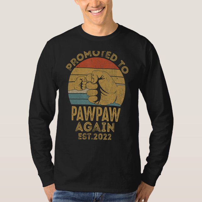Camiseta Hombres Promovidos A Pawpaw De Nuevo 2022 Retro Vi (Anverso)