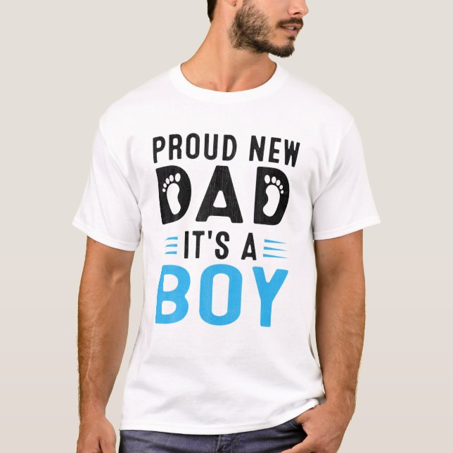 Camiseta Hombres promovidos por el día de papá, padre orgul (Anverso)