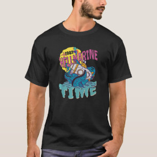 Camiseta Hombres Pulpo de vida marina devorando un submarin