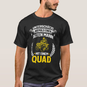 Camiseta Hombres Quad Driver Atv Quad 4x4 Offroad Sports Qu