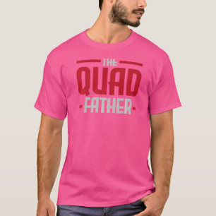 Camiseta Hombres Quadfather ATV Rider Quad Bike Daddy Fath